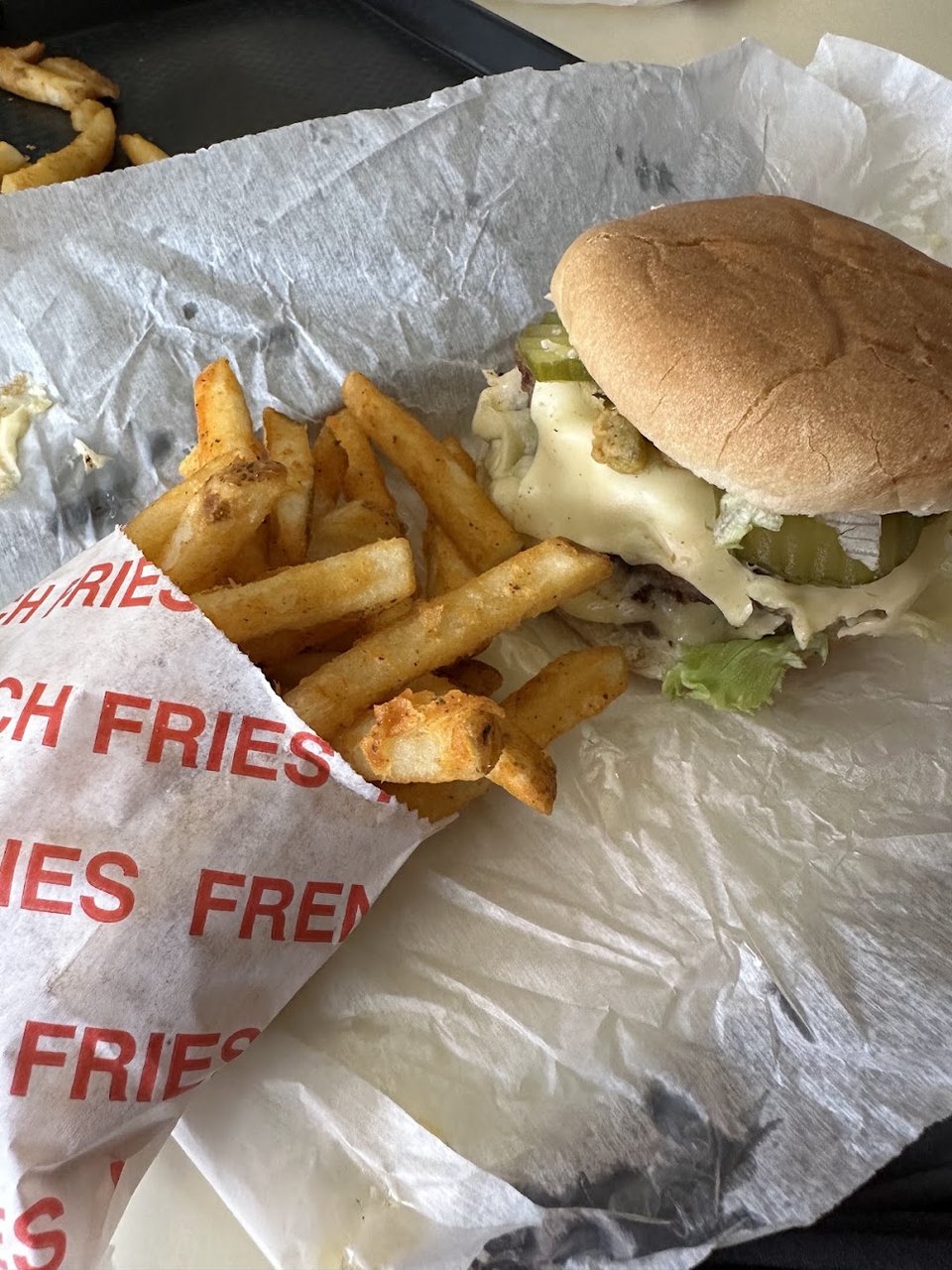 Burger Combo w Seasoned Fries